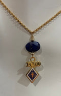 100 Year LAPIS LAZULI ON 14K GOLD-FILLED CHAIN