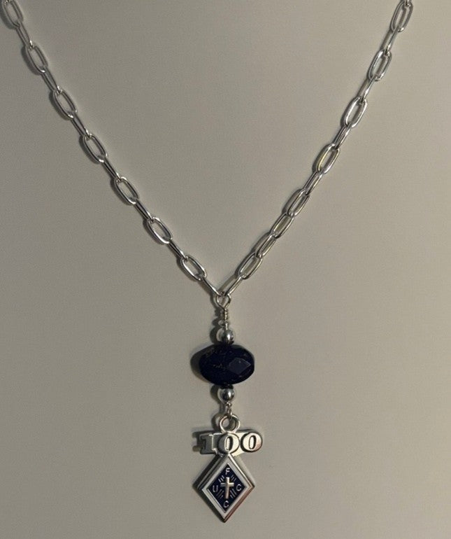 100 Year LAPIS LAZULI ON STERLING SILVER CHAIN